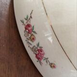 Large standing bowl with flowery porcelain