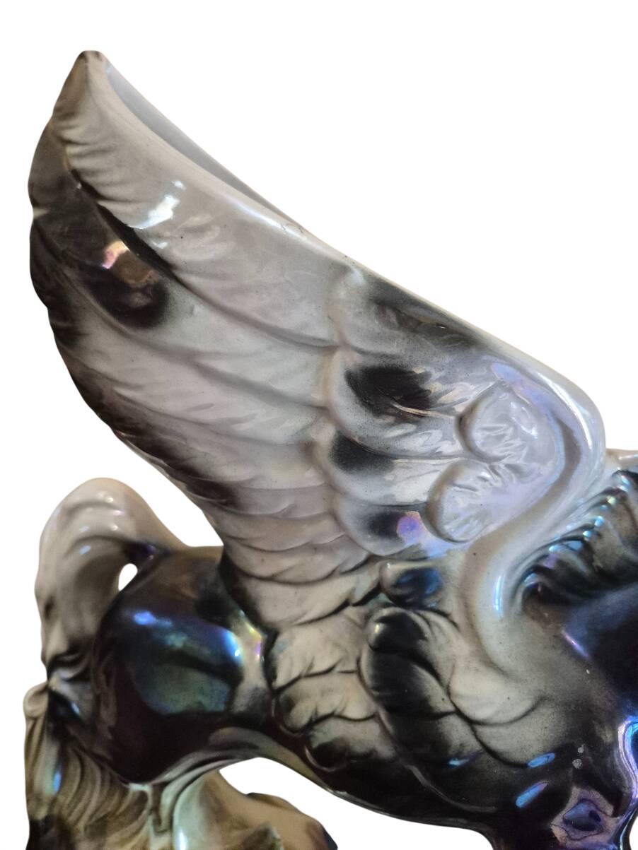 winged Pegasus ceramic vase 1950 / 1970