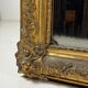 Ensemble de 2 miroirs dorés antiques français du 19ème siècle