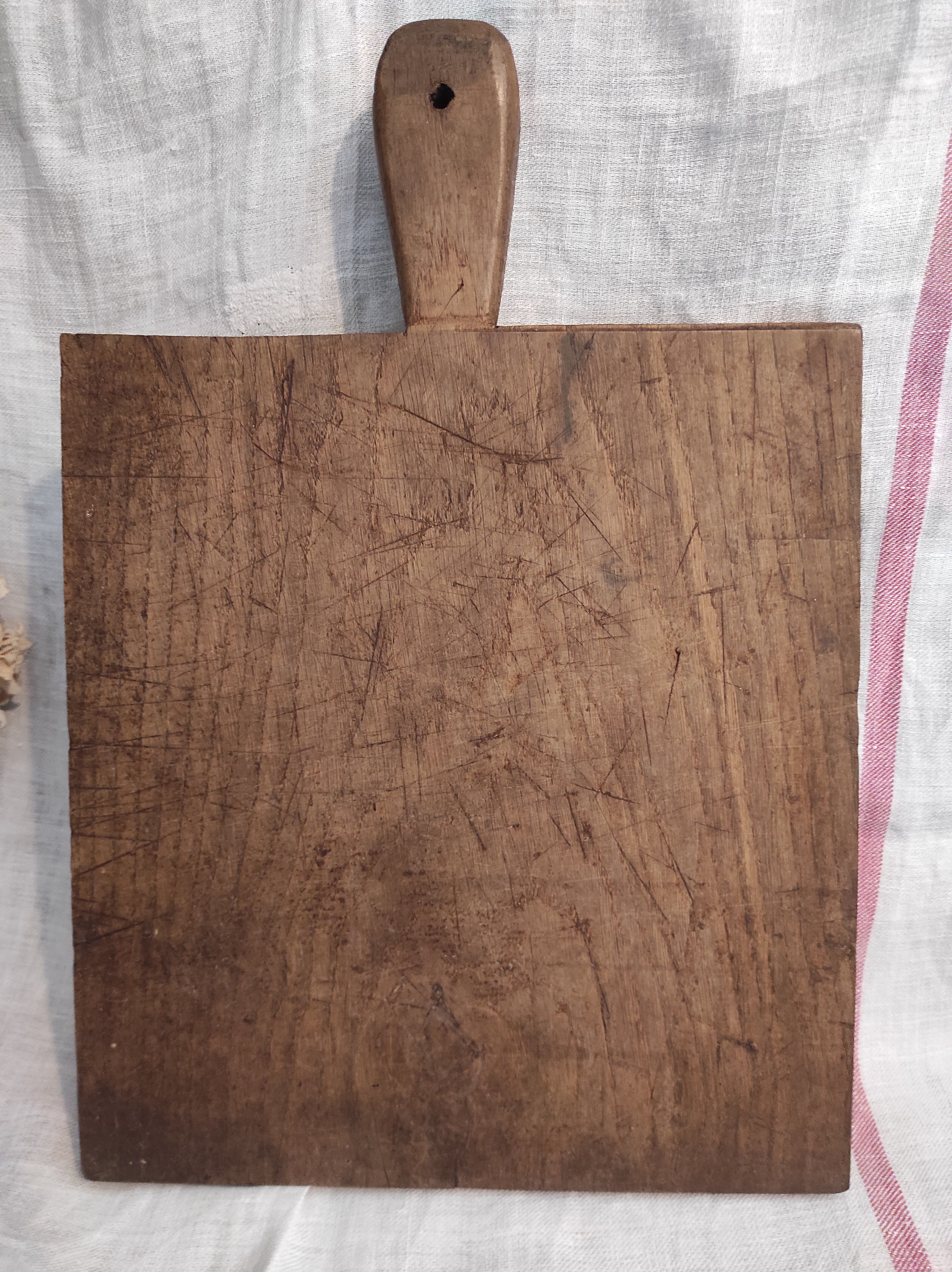 Vintage French wooden chopping board
