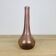 Vase soliflore verre bullé Biot violet