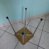 Black streaked brown formica stool 70