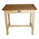 Petit table bureau bois patiné
