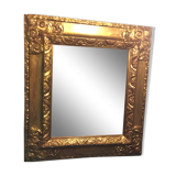 Miroir en cadre doré