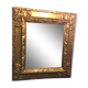 Mirror in gold frame