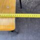 Vintage Toupie school chair, stackable in wood and metal, 1960s.