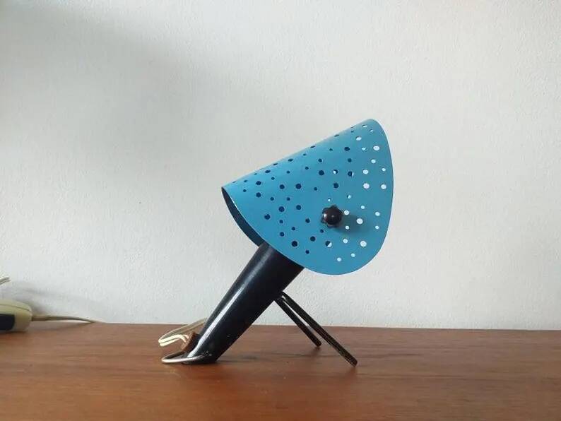 Midcentury Table Lamp by Ernst Igl for Hillebrand, 1950s