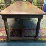 Table de ferme en chêne de style Louis XIII