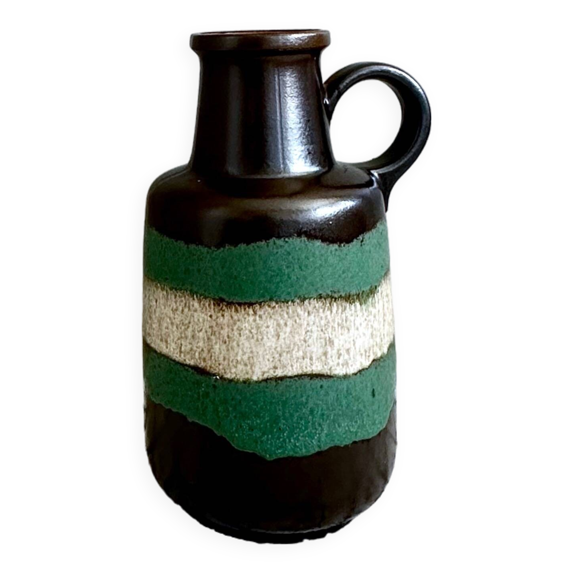 Scheurich ceramic vase 408-40, ceramic vase, floor vase 70's