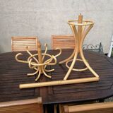 Coat rack on péroquet feet