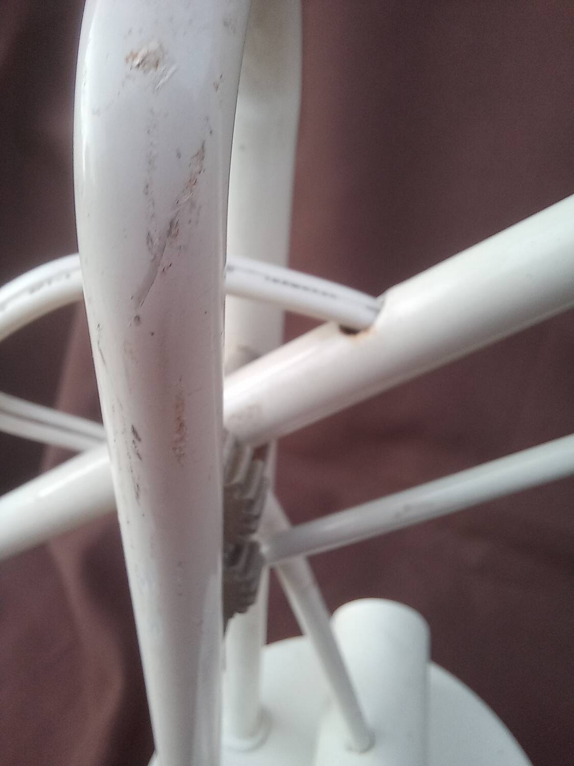 Starmat lamp with counterpoid vintage 80s