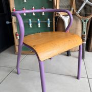 Chaise écolier enfant Hitier vintage
