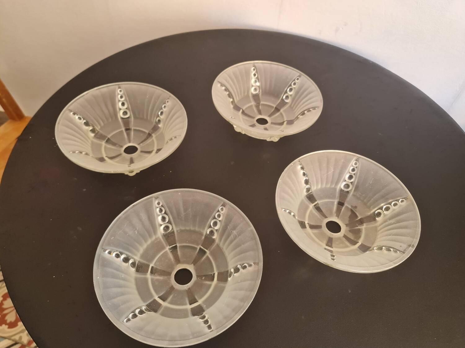 Art Deco wall lights/pendants dating from around 1920.