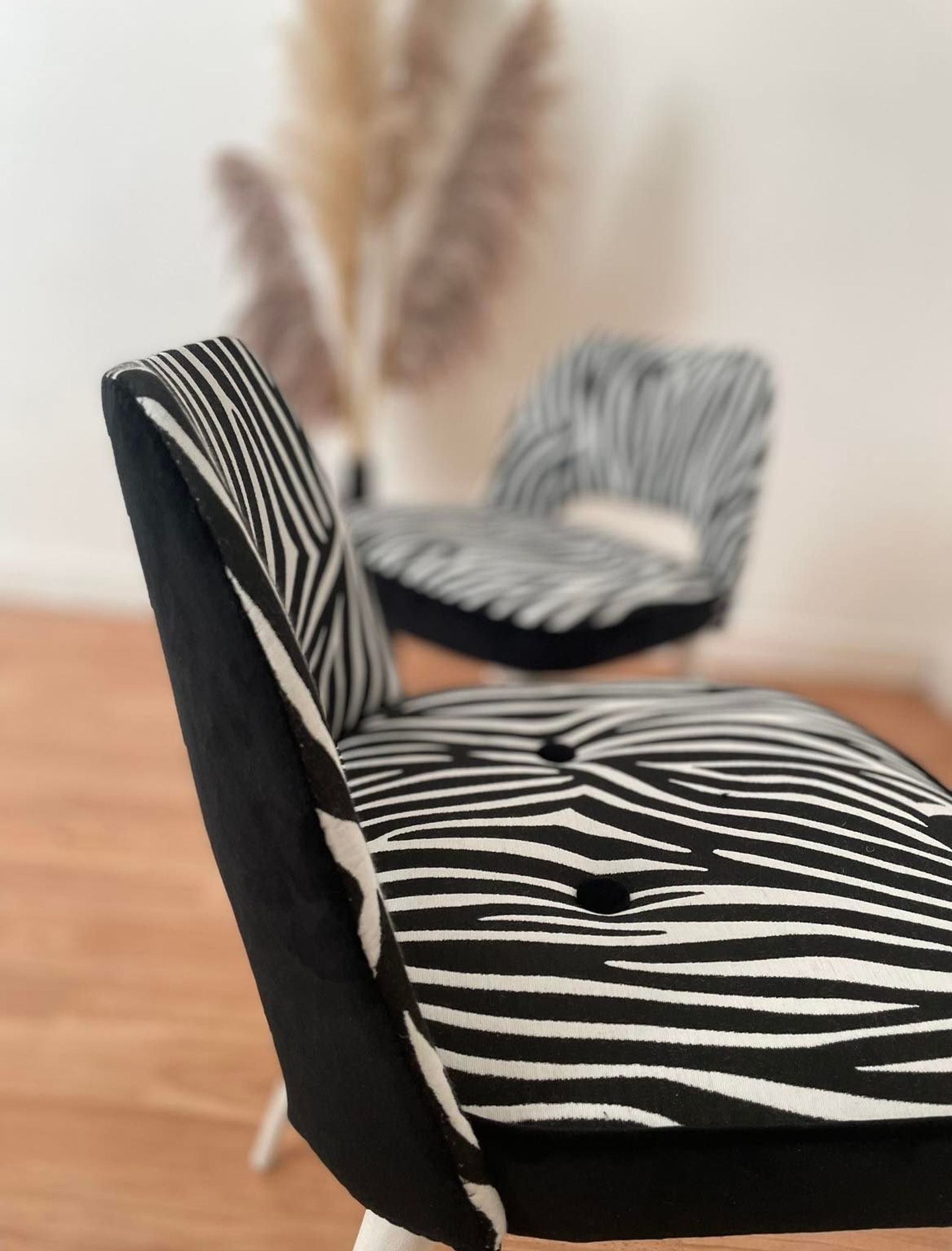 Duo of restored chairs