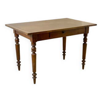 Table, bureau ancien pieds tournés