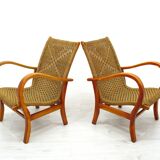 Chaises en corde vintage, 1970