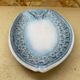 Old vallauris dish by jean austruy fish shape ceramic blue gray #b654