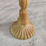 Serviteur de table sur pivot opaline de foire caramel