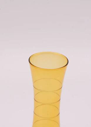 Petit vase soliflore vintage verre ambre