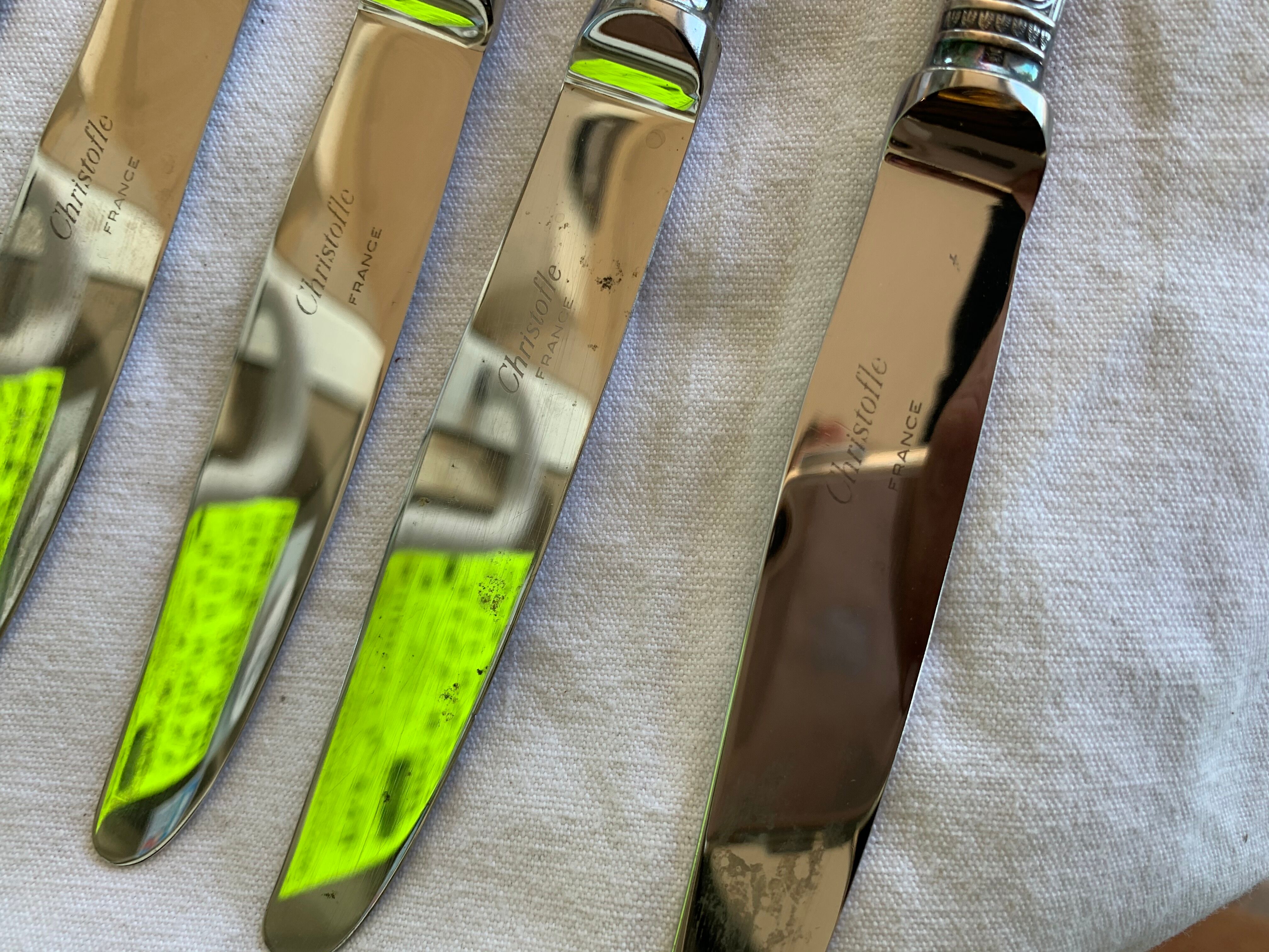 12 Christofle knives