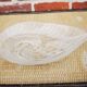 Ancienne coupe en verre décor cygne