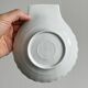 Coupelle coquillage en porcelaine blanche