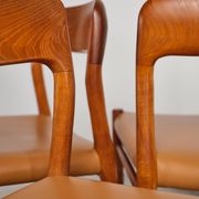 Set of four dining chairs by Niels O. Møller
