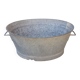 Oval zinc basin 50X60 cm