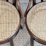 Pair of chairs bistrot Fischel n°18 of 1900 ca