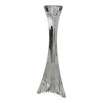 Bougeoir sculptural "Ergolo" en cristal - Angelo Mangiarotti pour Cris