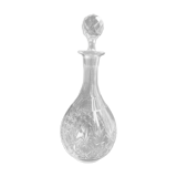 Blown and cut crystal decanter