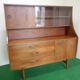 Glazed teak vintage buffet
