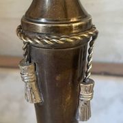Chandelier en laiton massif bicolore