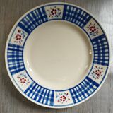 Plat en faïence ancienne K&G Lunéville "Gérardmer"