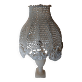 alabaster lamp with hook shade