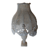 alabaster lamp with hook shade