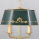Hot water bottle lamp in solid bronze gilded empire style Lucien Gau