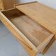 Paire de chevets en bois blond