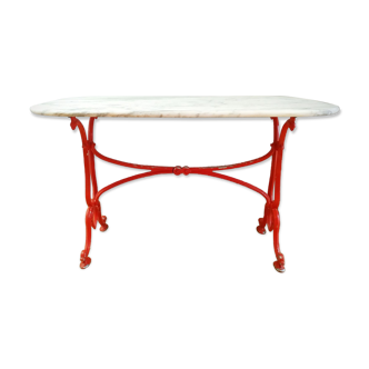 Table bistrot en marbre