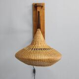 1960s Wall Wooden Lamp by Pokrok Zilina , Czechoslovakia