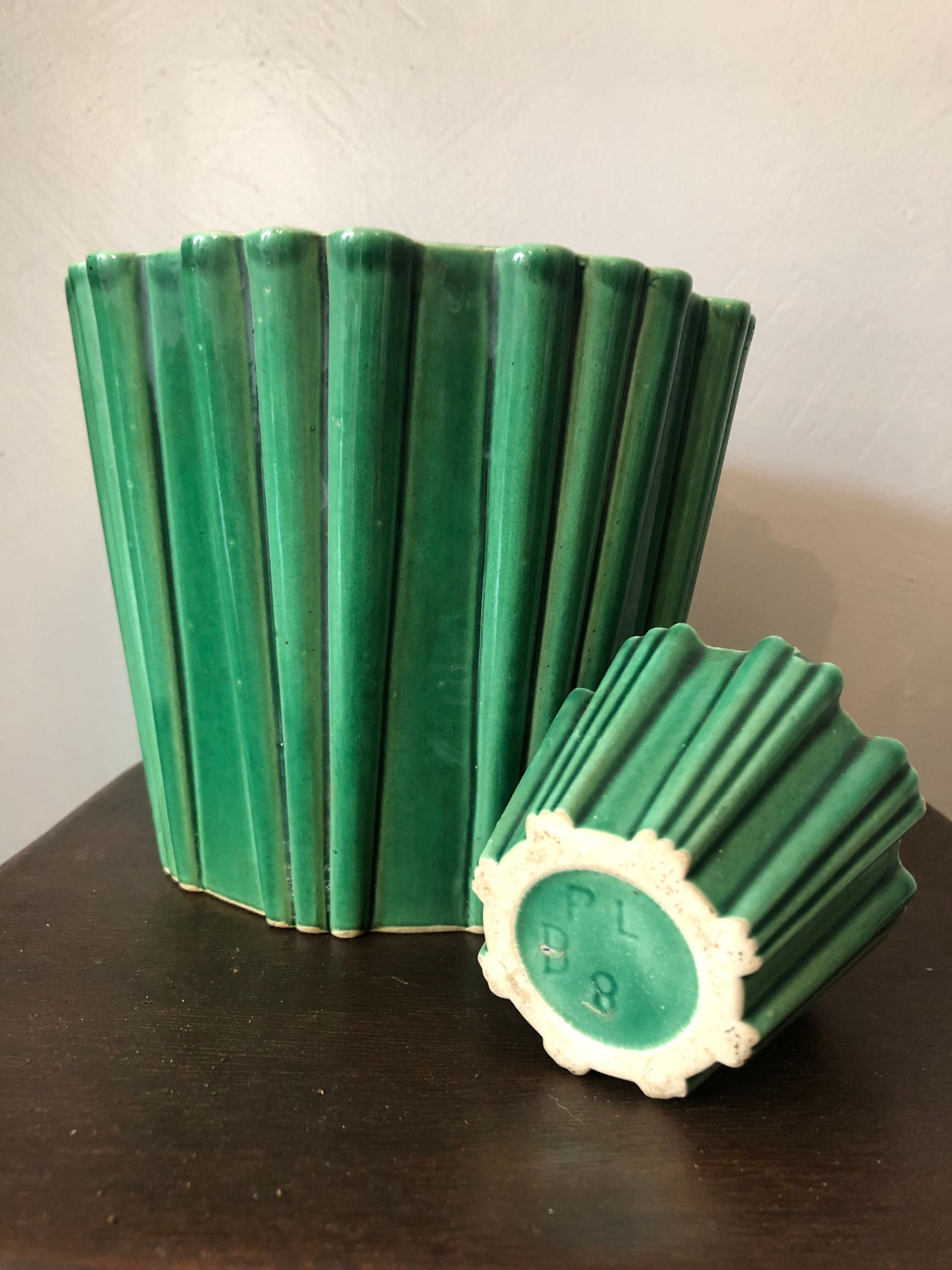 Duo de cache-pots en céramique Poët-Laval