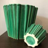 Duo of ceramic pot covers Poet-Laval