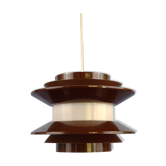 Suspension couleur chocolat par Carl Thore pour Granhaga Metallindustri. Années 1970