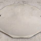 Élégant miroir ancien biseauté à 12 pans – style Art Déco vintage