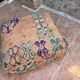 Handmade Berber Kilim pouf, floor cushion