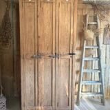 Old wooden workshop locker