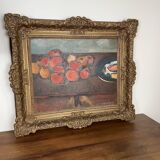 Oil on panel, still life, signed L.Blanckaert