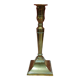 Art Deco brass candle holder