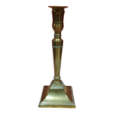 Art Deco brass candle holder