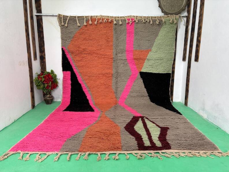 Azilal woven wool rug 200cmx300cm